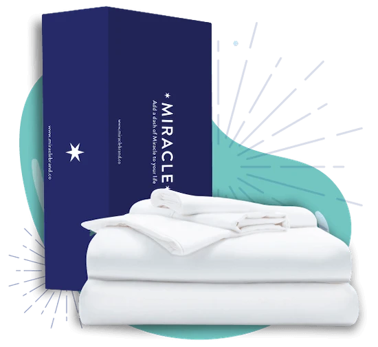 Miracle Sheets Queen size set in white with box